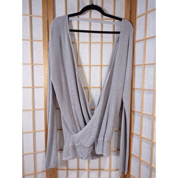 Nude M/L Crossover Sweater  - Picture 2 of 13